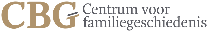 Logo van CBG | Centrum voor familiegeschiedenis